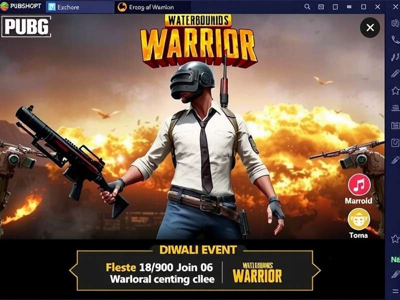 PUBG Warlord Warrior Gameplay Screenshot